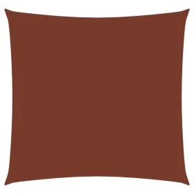 Toldo de vela cuadrado tela Oxford terracota 7x7 m de vidaXL, Sombrillas - Ref: Foro24-135363, Precio: 130,83 €, Descuento: %