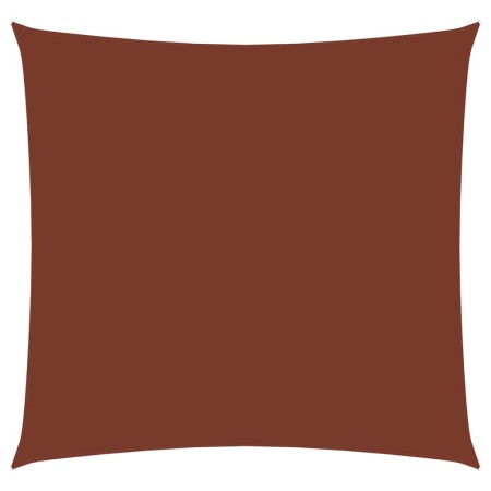 Terracotta Oxford fabric square sail awning 7x7 m by vidaXL, Umbrellas - Ref: Foro24-135363, Price: 133,48 €, Discount: %