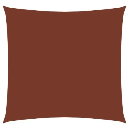 Terracotta Oxford fabric square sail awning 7x7 m by vidaXL, Umbrellas - Ref: Foro24-135363, Price: 130,83 €, Discount: %