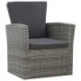 4-teiliges Gartenmöbel-Set und graue synthetische Rattankissen von vidaXL, Gartensets - Ref: Foro24-46086, Preis: 435,50 €, R...