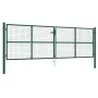 Green steel garden mesh gate 400x125 cm by vidaXL, garden gates - Ref: Foro24-145749, Price: 440,72 €, Discount: %