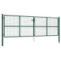 Grünes Gartengittertor aus Stahl, 400 x 125 cm von vidaXL, Gartentore - Ref: Foro24-145749, Preis: 405,56 €, Rabatt: %