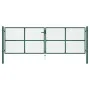 Green steel garden mesh gate 400x125 cm by vidaXL, garden gates - Ref: Foro24-145749, Price: 440,72 €, Discount: %
