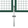 Green steel garden mesh gate 400x125 cm by vidaXL, garden gates - Ref: Foro24-145749, Price: 440,72 €, Discount: %