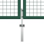 Grünes Gartengittertor aus Stahl, 400 x 125 cm von vidaXL, Gartentore - Ref: Foro24-145749, Preis: 405,56 €, Rabatt: %
