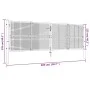 Green steel garden mesh gate 400x125 cm by vidaXL, garden gates - Ref: Foro24-145749, Price: 440,72 €, Discount: %