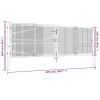 Grünes Gartengittertor aus Stahl, 400 x 125 cm von vidaXL, Gartentore - Ref: Foro24-145749, Preis: 405,56 €, Rabatt: %