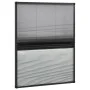 Pleated mosquito net for aluminum windows with shade 80x100cm by vidaXL, Mosquito nets for windows - Ref: Foro24-148683, Pric...