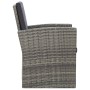 4-teiliges Gartenmöbel-Set und graue synthetische Rattankissen von vidaXL, Gartensets - Ref: Foro24-46086, Preis: 342,85 €, R...