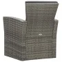 4-teiliges Gartenmöbel-Set und graue synthetische Rattankissen von vidaXL, Gartensets - Ref: Foro24-46086, Preis: 435,50 €, R...