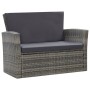 4-teiliges Gartenmöbel-Set und graue synthetische Rattankissen von vidaXL, Gartensets - Ref: Foro24-46086, Preis: 342,85 €, R...