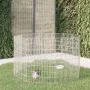 Rabbit cage with 8 galvanized iron panels 54x80 cm by vidaXL, Cages and habitats for small animals - Ref: Foro24-171578, Pric...