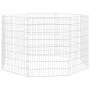 Rabbit cage with 8 galvanized iron panels 54x80 cm by vidaXL, Cages and habitats for small animals - Ref: Foro24-171578, Pric...