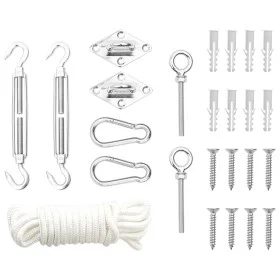 Segelmarkisen-Zubehörset 9-teilig aus Edelstahl von vidaXL, Zubehör für Markisen - Ref: Foro24-310248, Preis: 22,11 €, Rabatt: %