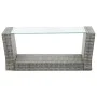 Set de muebles de jardín 4 pzas y cojines ratán sintético gris de vidaXL, Conjuntos de jardín - Ref: Foro24-46086, Precio: 43...