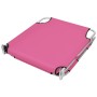 Folding lounger with head cushion magenta pink steel by vidaXL, Loungers - Ref: Foro24-310333, Price: 94,60 €, Discount: %