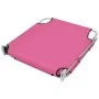 Folding lounger with head cushion magenta pink steel by vidaXL, Loungers - Ref: Foro24-310333, Price: 75,83 €, Discount: %