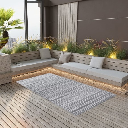 Grauer PP-Außenteppich 120x180 cm von vidaXL, Outdoor-Protektoren - Ref: Foro24-310437, Preis: 26,67 €, Rabatt: %