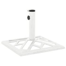 White cast iron parasol base 44x44x31 cm by vidaXL, Umbrella bases - Ref: Foro24-317761, Price: 56,89 €, Discount: %