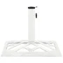 Base de sombrilla de hierro fundido blanco 44x44x31 cm de vidaXL, Bases para sombrillas - Ref: Foro24-317761, Precio: 55,81 €...