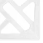 Base de sombrilla de hierro fundido blanco 44x44x31 cm de vidaXL, Bases para sombrillas - Ref: Foro24-317761, Precio: 55,81 €...