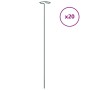 Tutores para plantas 20 unidades acero verde oscuro 61 cm de vidaXL, Enrejados y soportes para plantas - Ref: Foro24-319364, ...