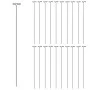 Pflanzenstützen 20 Einheiten dunkelgrüner Stahl 61 cm von vidaXL, Spaliere und Pflanzenstützen - Ref: Foro24-319364, Preis: 2...