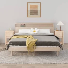 Bedside tables 2 pcs solid pine wood 40x35x61.5 cm by vidaXL, Lockers and storage cabinets - Ref: Foro24-821730, Price: 82,00...