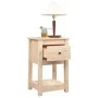 Mesitas de noche 2 uds madera maciza de pino 40x35x61,5 cm de vidaXL, Taquillas y armarios de almacenamiento - Ref: Foro24-82...
