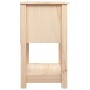 Mesitas de noche 2 uds madera maciza de pino 40x35x61,5 cm