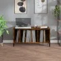 Mueble discos madera contrachapada roble ahumado 100x38x48 cm de vidaXL, Almacenamiento para CD y DVD - Ref: Foro24-831986, P...