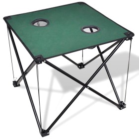 Klappbarer Campingtisch, Dunkelgrün von vidaXL, Campingmöbel - Ref: Foro24-41489, Preis: 22,23 €, Rabatt: %