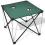 Folding Camping Table, Dark Green by vidaXL, camping furniture - Ref: Foro24-41489, Price: 21,78 €, Discount: %