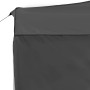 Carpa plegable con paredes aluminio gris antracita 4,5x3 m