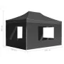 Folding tent with anthracite gray aluminum walls 4.5x3 m by vidaXL, Tents and gazebos - Ref: Foro24-45498, Price: 302,89 €, D...
