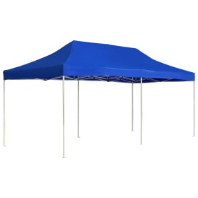 Carpa plegable profesional de aluminio azul 6x3 m