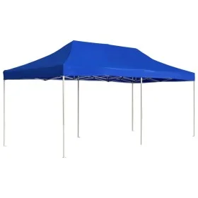 Professional blue aluminum folding tent 6x3 m by vidaXL, Tents and gazebos - Ref: Foro24-45502, Price: 269,66 €, Discount: %