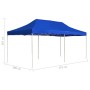 Carpa plegable profesional de aluminio azul 6x3 m