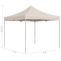 Carpa plegable profesional de aluminio color crema 2x2 m