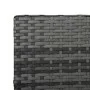 Garden lounger with gray synthetic rattan cushion by vidaXL, Loungers - Ref: Foro24-48147, Price: 159,57 €, Discount: %