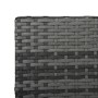 Gartenliege mit grauem synthetischem Rattankissen von vidaXL, Liegen - Ref: Foro24-48147, Preis: 157,02 €, Rabatt: %