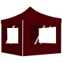 Professional folding tent with burgundy aluminum walls 2x2 m by vidaXL, Tents and gazebos - Ref: Foro24-48933, Price: 174,48 ...