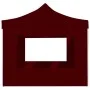 Professional folding tent with burgundy aluminum walls 2x2 m by vidaXL, Tents and gazebos - Ref: Foro24-48933, Price: 174,48 ...