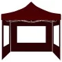 Professional folding tent with burgundy aluminum walls 2x2 m by vidaXL, Tents and gazebos - Ref: Foro24-48933, Price: 174,48 ...