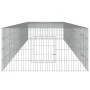 Jaula para conejos 4 paneles hierro galvanizado 433x109x54 cm by vidaXL, Cages and habitats for small animals - Ref: Foro24-1...