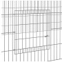 Jaula para conejos 4 paneles hierro galvanizado 433x109x54 cm by vidaXL, Cages and habitats for small animals - Ref: Foro24-1...