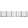 Kaninchenkäfig 5 Paneele verzinkter Stahl 273x79x54 cm von vidaXL, Käfige und Lebensräume für Kleintiere - Ref: Foro24-171571...