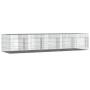 Jaula para conejos 5 paneles hierro galvanizado 273x79x54 cm by vidaXL, Cages and habitats for small animals - Ref: Foro24-17...