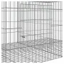 Jaula para conejos 5 paneles hierro galvanizado 273x79x54 cm by vidaXL, Cages and habitats for small animals - Ref: Foro24-17...