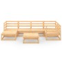 7-teiliges Gartensitzgruppen-Set aus massivem Kiefernholz. von vidaXL, Gartensets - Ref: Foro24-3075689, Preis: 413,00 €, Rab...